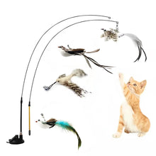 Interactive Feather Cat Toy with Stick, product photo 22 of 32