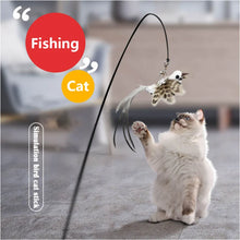 Interactive Feather Cat Toy with Stick, product photo 3 of 32
