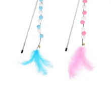 Alternate view of the Interactive Feather Rod with Bell for Cats