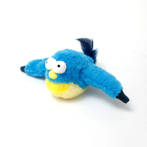 Interactive Flying Bird Cat Toy in Chirps