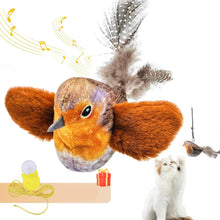 Interactive Indoor Teasing Cat Toy in Brown Cat Bird
