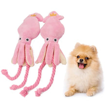 plush toys with a dog on the background