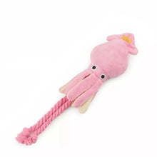 octupus plush toy on a white background