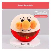 bread superman plush pumping dog toy with charger cord