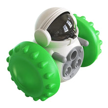 Interactive Treat Dispensing Pet Toy in Green