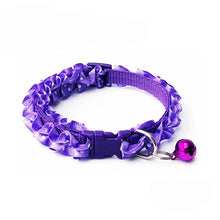 Lace Pet Collar in Purple