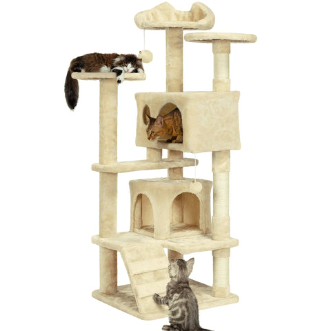 Large Cat Tree for Indoor in K02-yellow