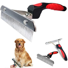 Large Dog Undercoat Rake for Shedding in Pet Comb