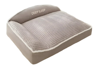 Large Winter Dog Bed in Grey
