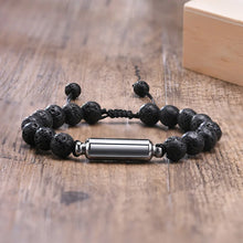 Lava Stone Beads Urn Bracelets for Ashes, product photo 8 of 15