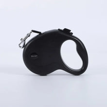LED Retractable Dog Leash in Black No Light 3M