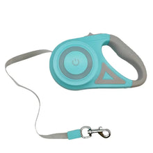 LED Retractable Dog Leash in Green 5M