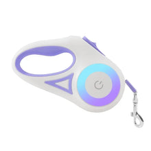 LED Retractable Dog Leash in Purple 3M