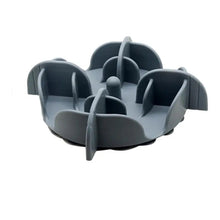 Lilo Dog Slow Feeder Silicone Bowl in Grey