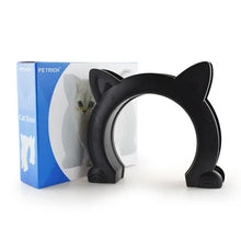 Lockable Pet Door for Cats & Dogs in Black