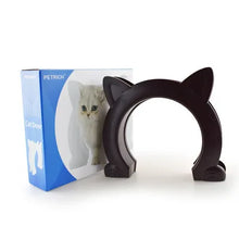 Lockable Pet Door for Cats & Dogs in Brown