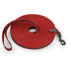 Long Dog Leash for Training in Red
