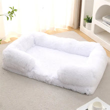 Luxury Warm Large Dog Sofa Bed in Colour 1