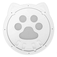 Magnetic Lockable Pet Screen Door in White