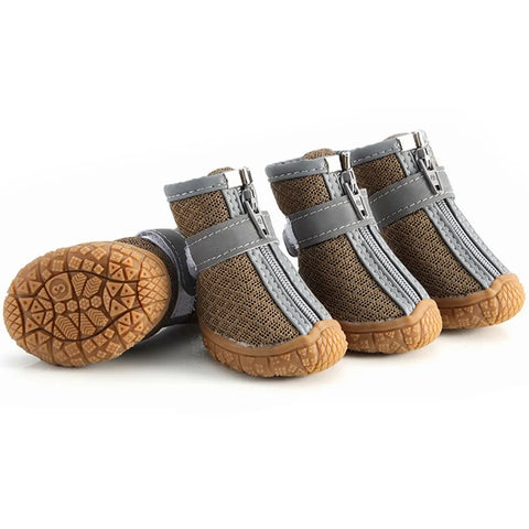 Mesh Breathable Paw Protectors in Brown