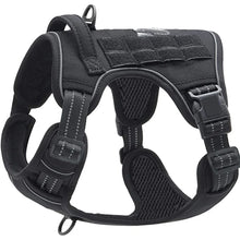 Military Tactical Dog Harness in Black