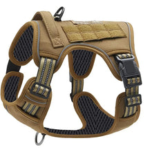 Military Tactical Dog Harness in Dark Khaki