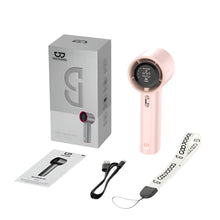 Mini Rechargeable Handheld Fan in Pink