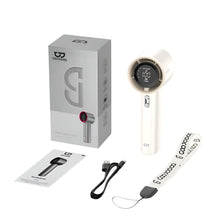 Mini Rechargeable Handheld Fan in White
