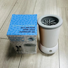 Minimalist Automatic Paw Cleaner in White