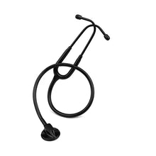Black stethoscope with single chest piece