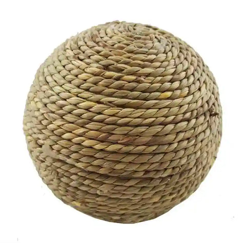 Natural Grass Ball For Rabbit in Dark Brown