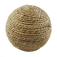 Natural Grass Ball For Rabbit in Dark Brown