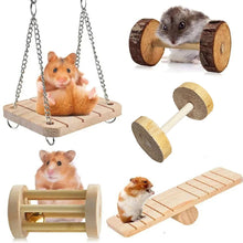 Natural Wooden Pine Dumbells, product photo 4 of 17