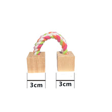 Natural Wooden Pine Dumbells in 5