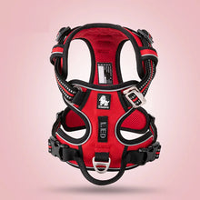 No Pull Front Nylon Dog Harness in Red Dog Harness