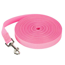 Nylon Pet Leash for Outdoor Training in Pink