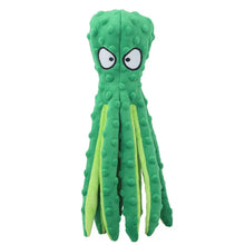 green octupus inspired plush toy