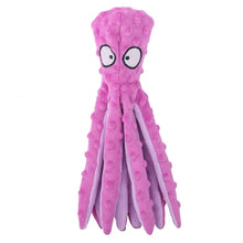 pink octupus inspired plush toy