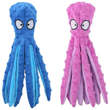 Alternate view of the Octopus-Shaped Plush Dog Toy