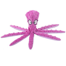 Octopus-Shaped Plush Dog Toy, product photo 5 of 6