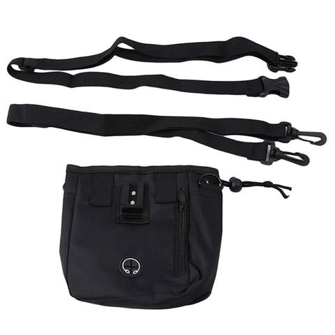 Outdoor Dog Treat Training Pouch in Black