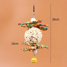 Parrot Tongcao Ball Bird Toy in White