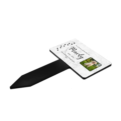 Alternate view of the Personalised Pet Memorial Marker