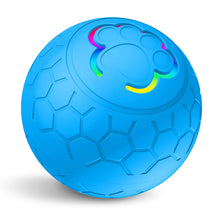 Pet Automatic Toy Ball with RGB Lights in Blue Ball