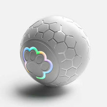 Pet Automatic Toy Ball with RGB Lights in Grey Ball