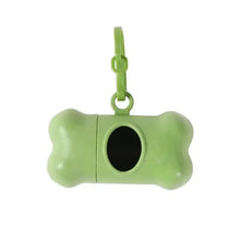 Pet Bone Pooper Scooper and Bag in Green Paw