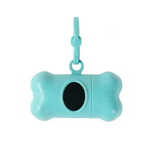 Pet Bone Pooper Scooper and Bag in Lake Blue Paw