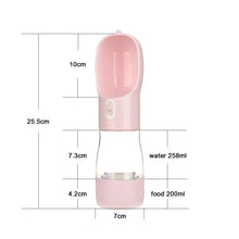 Pet Bottle with Food and Water Dispenser, product photo 6 of 13
