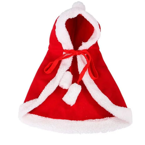 Pet Christmas Costume in Red