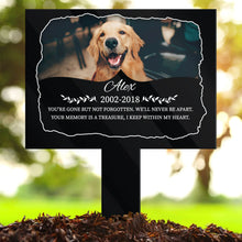 Pet Custom Acrylic Grave Marker